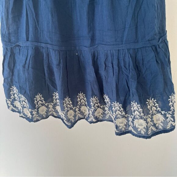 Polo Ralph Lauren Navy Cotton Eyelet Embroidered Short Sleeve Dress - Picture 3 of 10